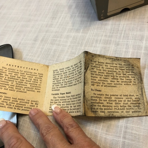 Vintage Frederick Post Tru-Point Pencil Pointer Engineering - Picture 4 of 5